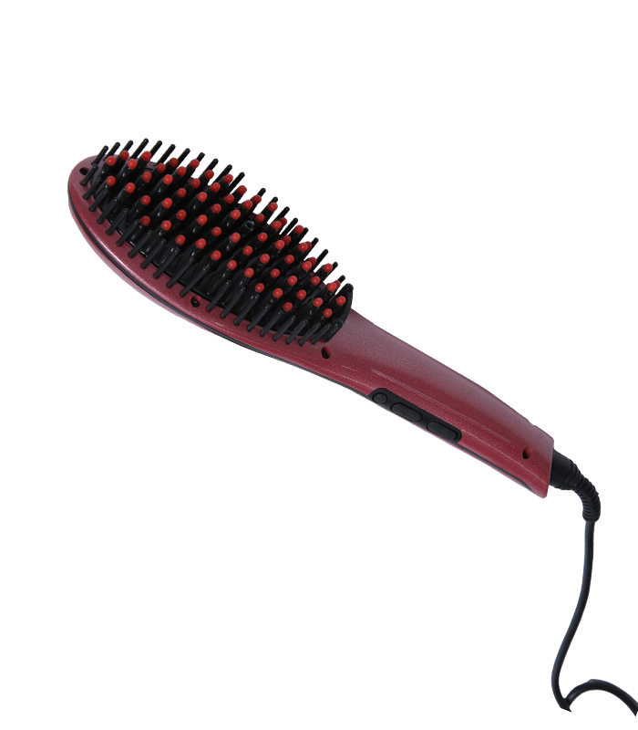 Hot Selling Massage Laagste Prijs Elektrische Kapsalon Kam, Haarborstel Stijltang met LCD digitaal display ZR-1008