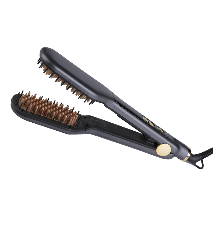 Hot Comb keramische stijltangborstel met Private Label ZR-1005 haarkrullerborstelkam